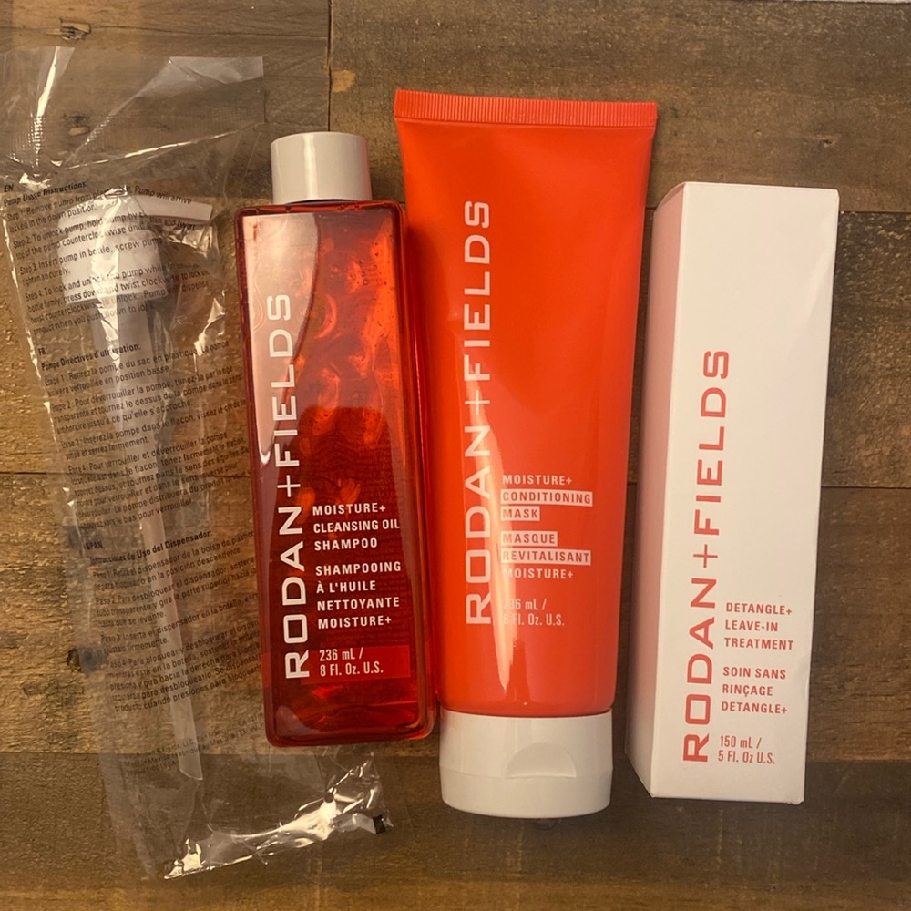 NEW SEALED R+F MOISTURE+ Haircare Regimen